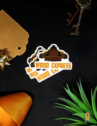 Sticker Wood Express