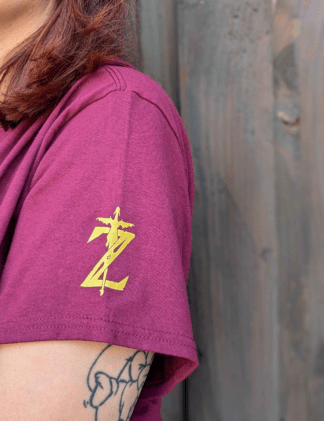 T-shirt ZADRA bordeaux