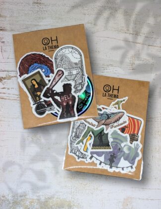 Pack de 5 stickers