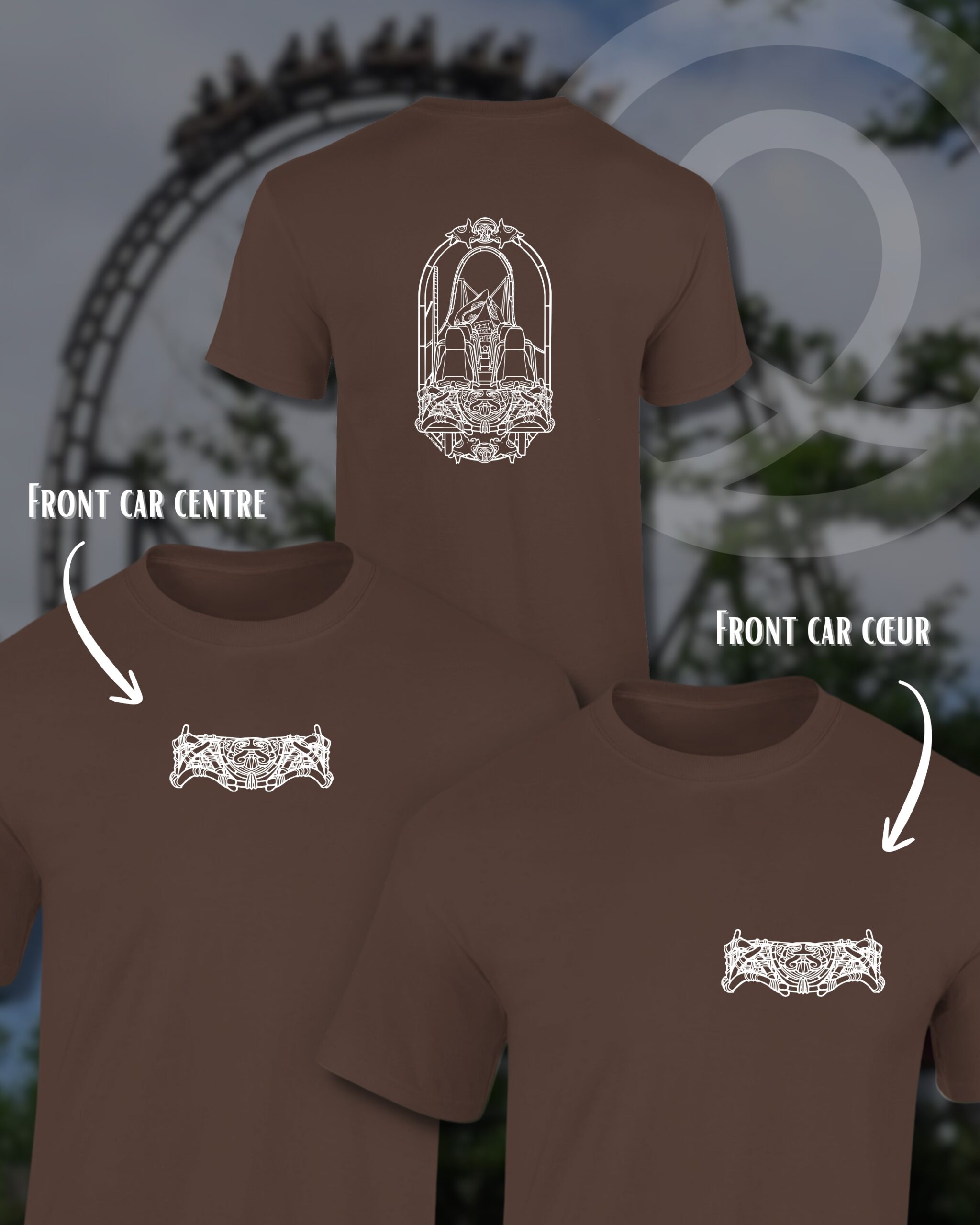 T-shirt Toutatis brun – Image 3