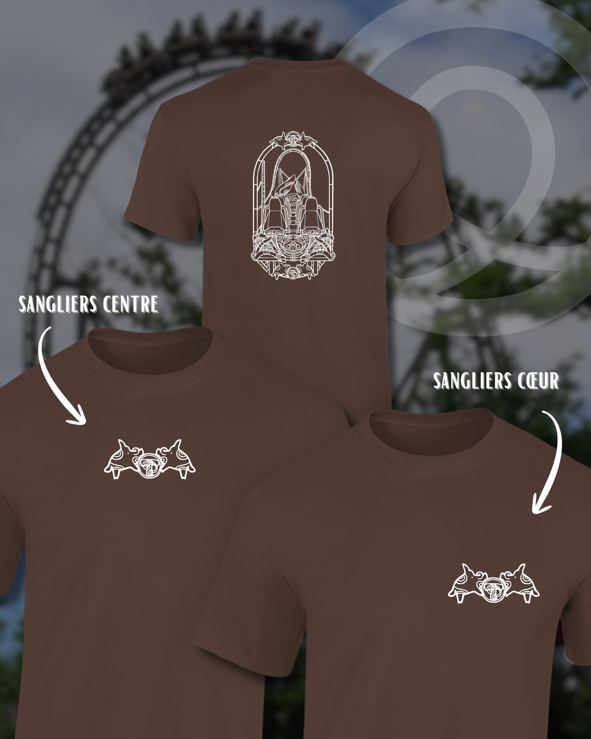 T-shirt Toutatis brun – Image 4