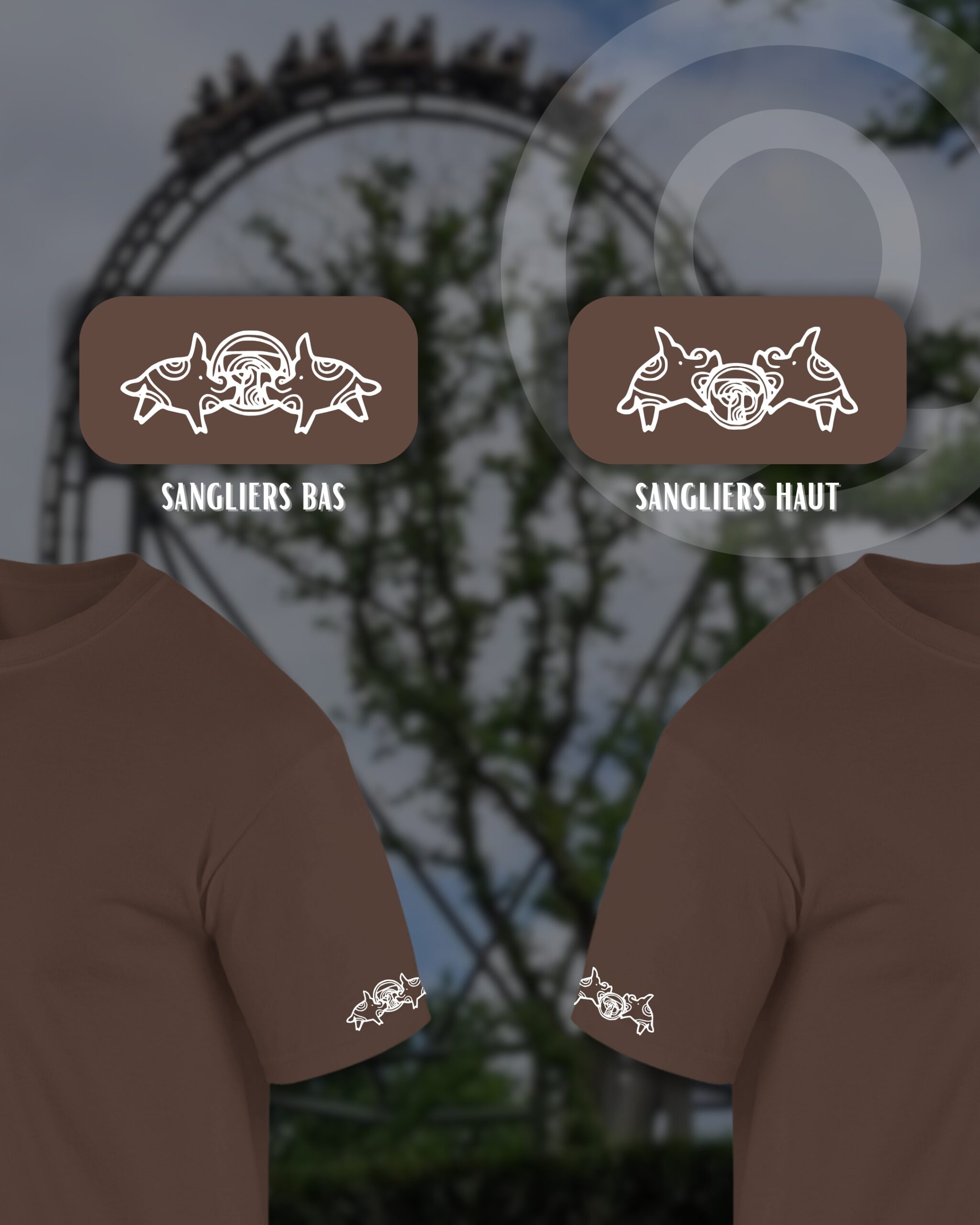 T-shirt Toutatis brun – Image 5