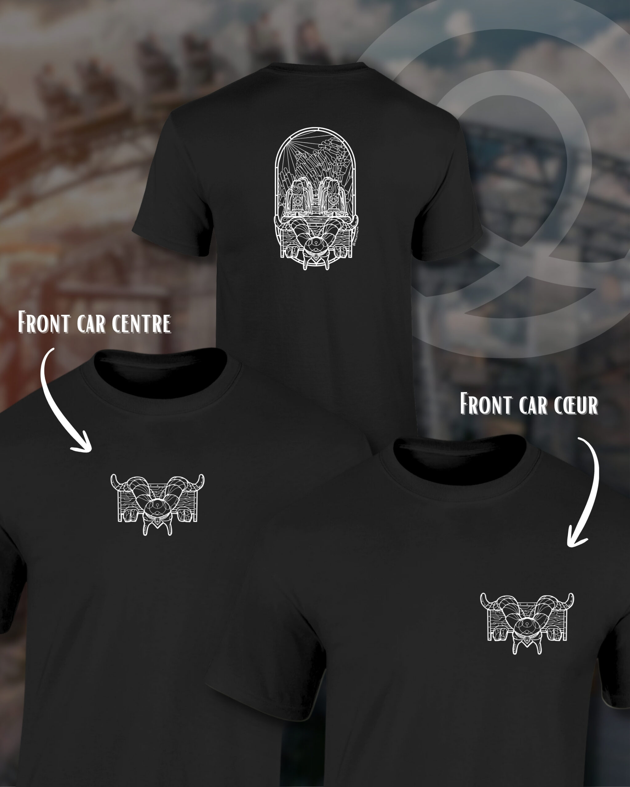 T-shirt TARON gris chiné – Image 3