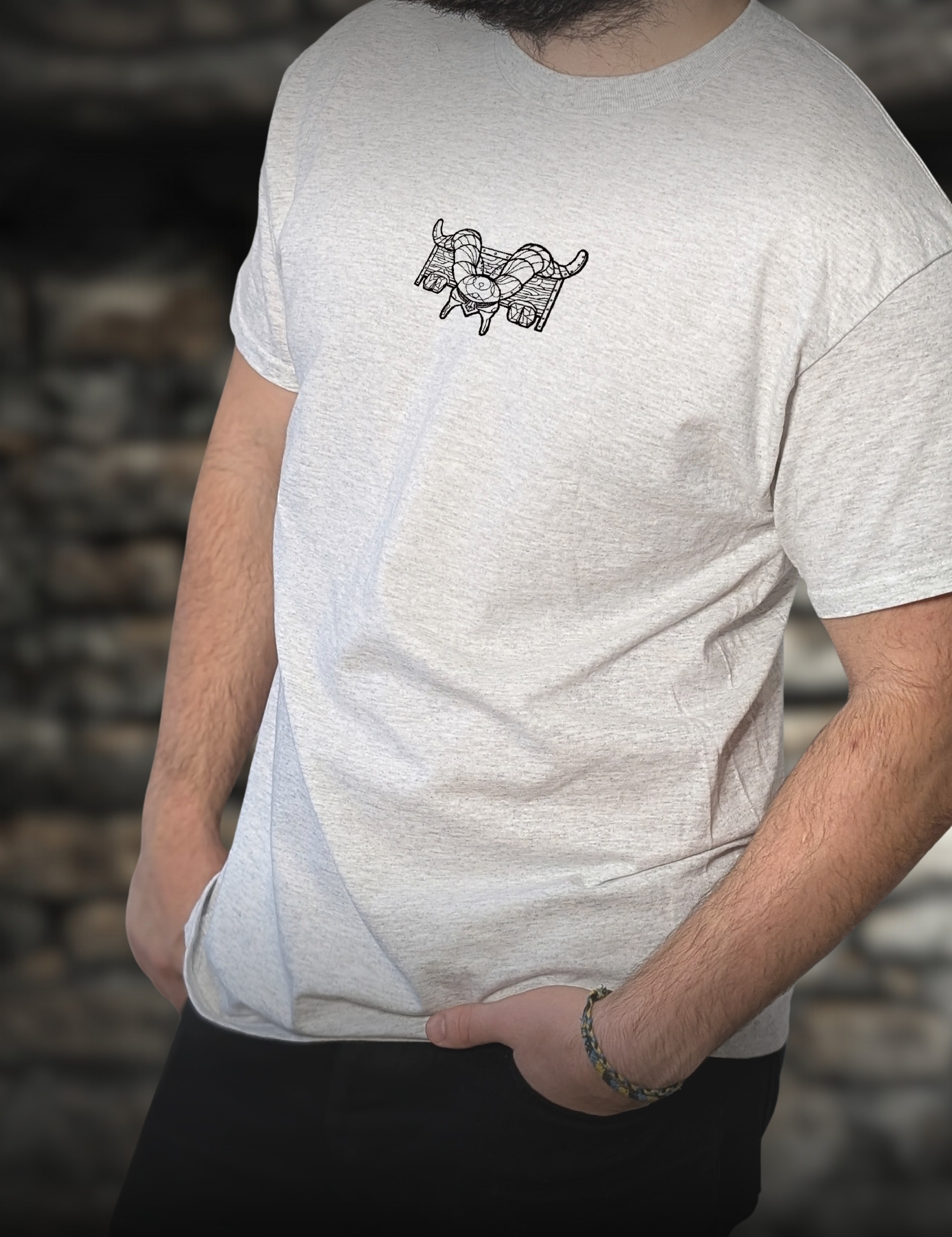 T-shirt TARON gris chiné